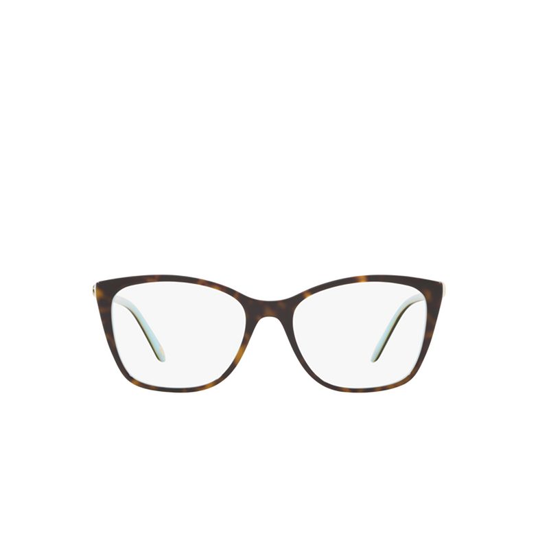 Lunettes de vue Tiffany TF2160B 8134 havana on tiffany blue - 1/4