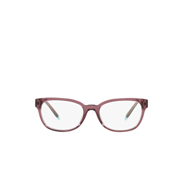 Gafas graduadas Tiffany TF2177 8314 pink brown transparent - Vista delantera