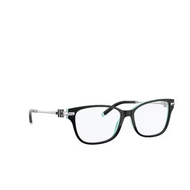 Tiffany TF2207 Korrektionsbrillen 8055 black on tiffany blue - Dreiviertelansicht
