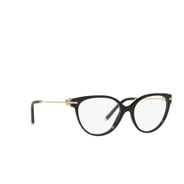 Tiffany TF2217 Eyeglasses 8001 black - three-quarters view