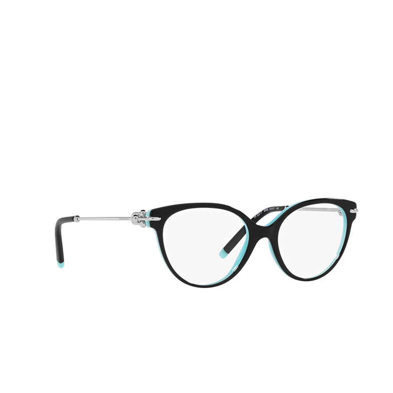 Tiffany TF2217 Eyeglasses 8055 black on tiffany blue - 2/4
