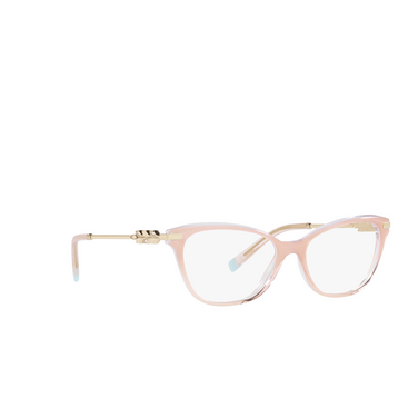 Occhiali da vista Tiffany TF2219B 8334 milky pink gradient - tre quarti