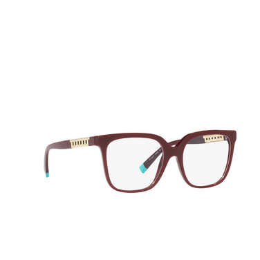 Tiffany TF2227 Korrektionsbrillen 8353 solid burgundy - Dreiviertelansicht