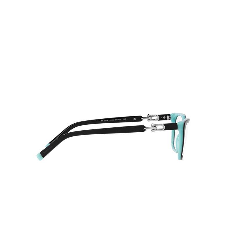 Occhiali da vista Tiffany TF2229 8055 black on tiffany blue - 3/4