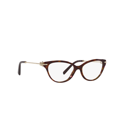 Tiffany TF2231 Eyeglasses 8015 havana - three-quarters view