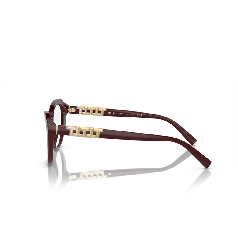 Tiffany TF2239U Eyeglasses 8389 burgundy - 3/4