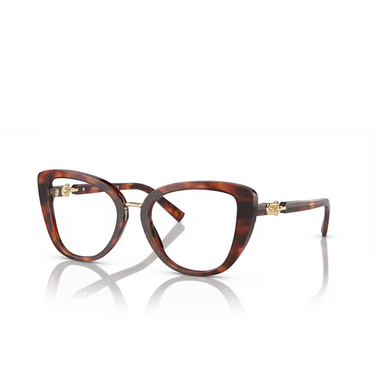 Tiffany TF2242 Eyeglasses 8002 havana - three-quarters view