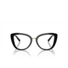 Tiffany TF2242 Eyeglasses 8256 black on yellow havana - product thumbnail 1/4