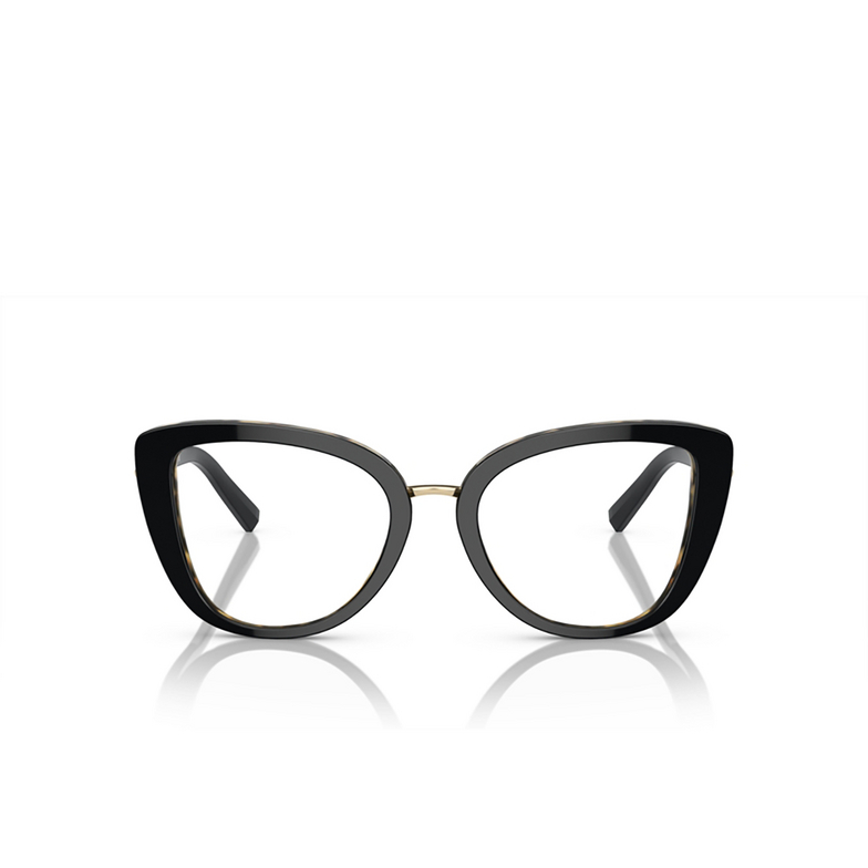 Tiffany TF2242 Eyeglasses 8256 black on yellow havana - 1/4