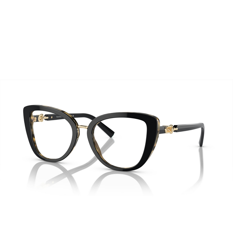 Tiffany TF2242 Eyeglasses 8256 black on yellow havana - 2/4