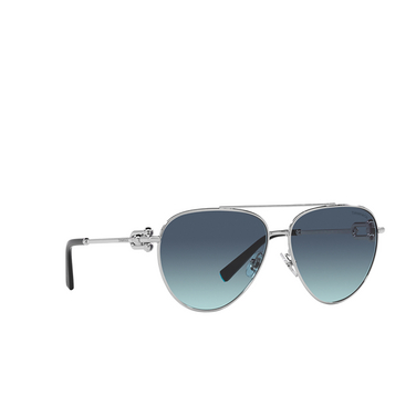 Tiffany TF3092 Sonnenbrillen 60019S silver - Dreiviertelansicht