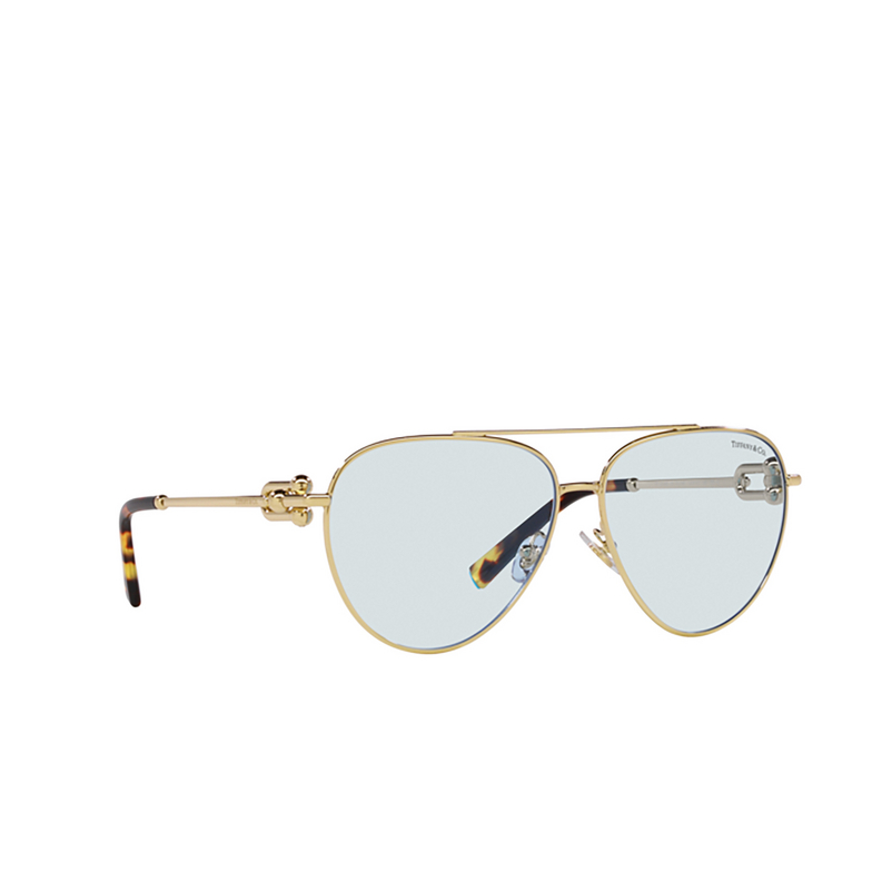 Tiffany TF3092 Sunglasses 6176MF pale gold - 2/4