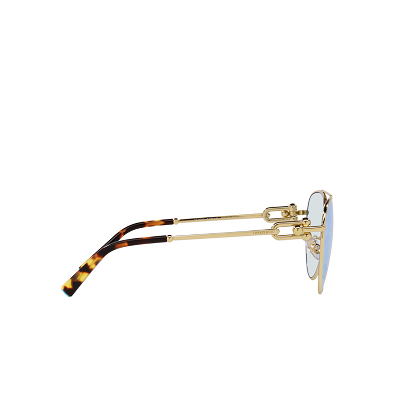 Tiffany TF3092 Sunglasses 6176MF pale gold - 3/4