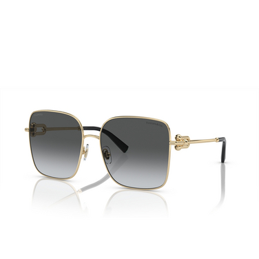 Tiffany TF3094 Sunglasses 6198T3 pale gold - three-quarters view