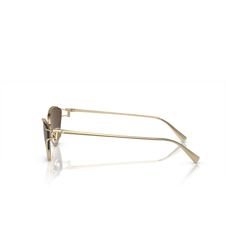 Tiffany TF3095 Sunglasses 61933G pale gold - 3/4