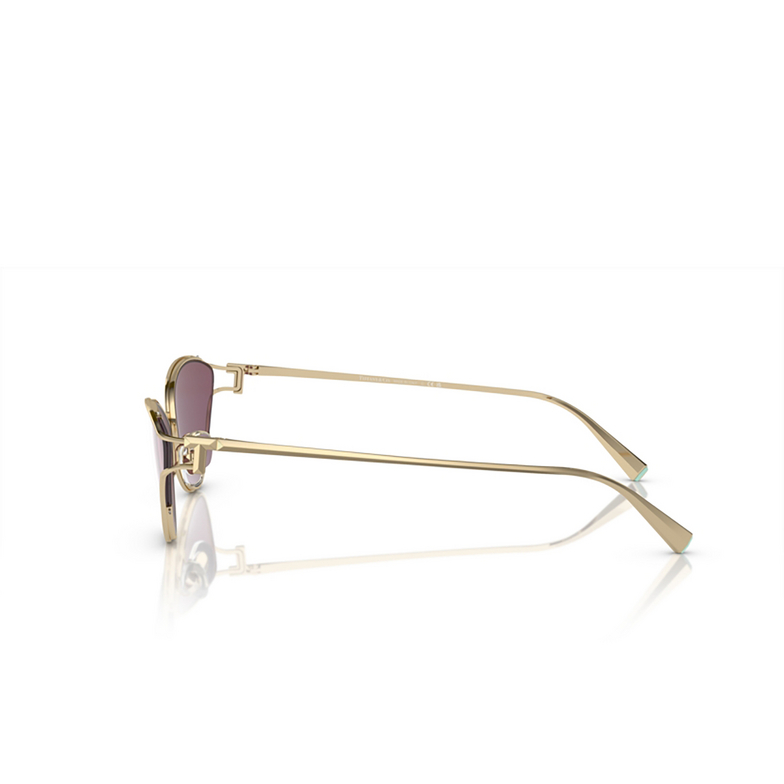 Tiffany TF3095 Sunglasses 6194AK pale gold - 3/4