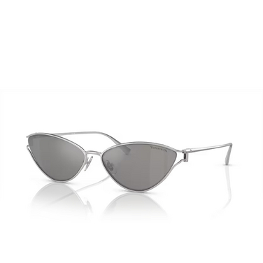 Tiffany TF3095 Sunglasses 61956G silver - three-quarters view