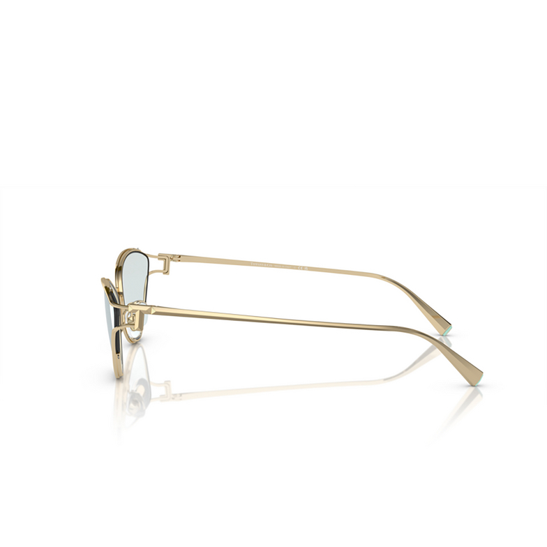 Tiffany TF3095 Sunglasses 6196MF pale gold - 3/4
