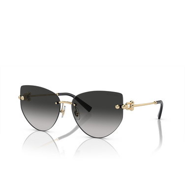 Tiffany TF3096 Sunglasses 60213C pale gold - three-quarters view