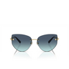 Tiffany TF3096 Sunglasses 62029S pale gold - product thumbnail 1/4