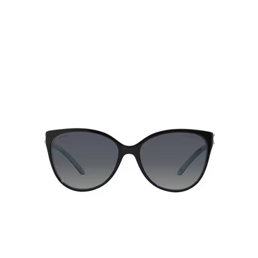 Tiffany TF4089B Sunglasses 8055t3 black on tiffany blue - front view