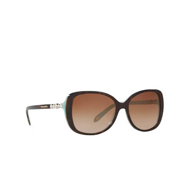 Tiffany TF4121B Sunglasses 81343B havana - three-quarters view