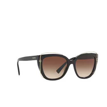 Tiffany TF4148 Sunglasses 80013B black - three-quarters view