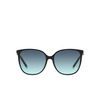 Tiffany TF4184 Sunglasses 80559S black on tiffany blue - product thumbnail 1/4