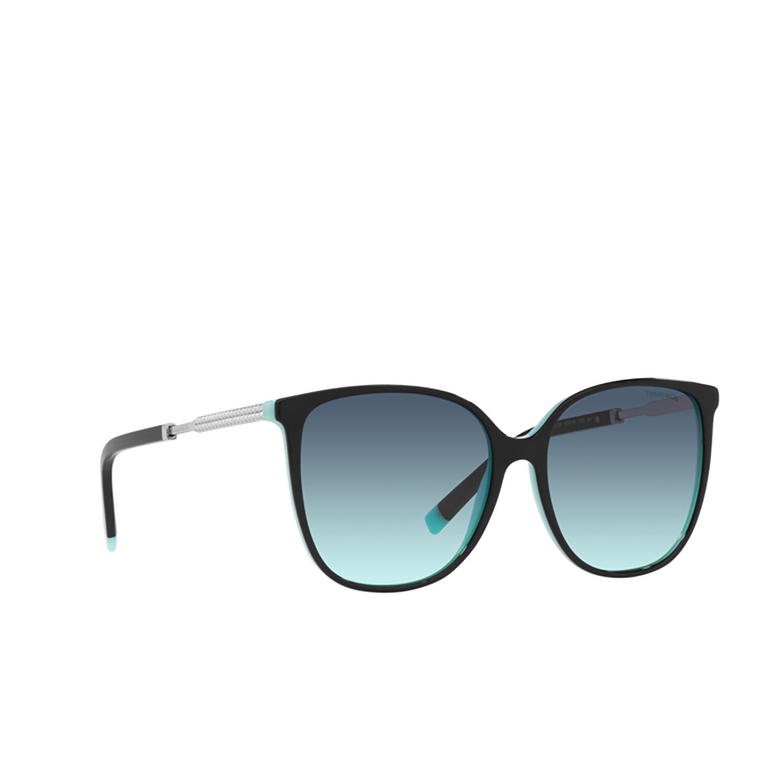 Tiffany TF4184 Sunglasses 80559S black on tiffany blue - 2/4