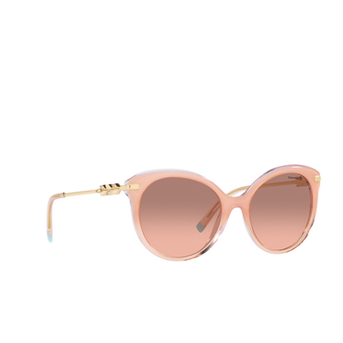Tiffany TF4189B Sunglasses 833413 milky pink gradient - three-quarters view