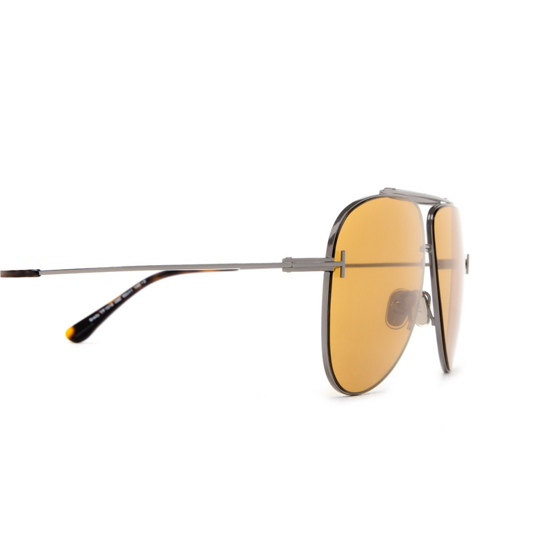 Tom Ford BRADY Sunglasses 08E shiny gunmetal - 3/4