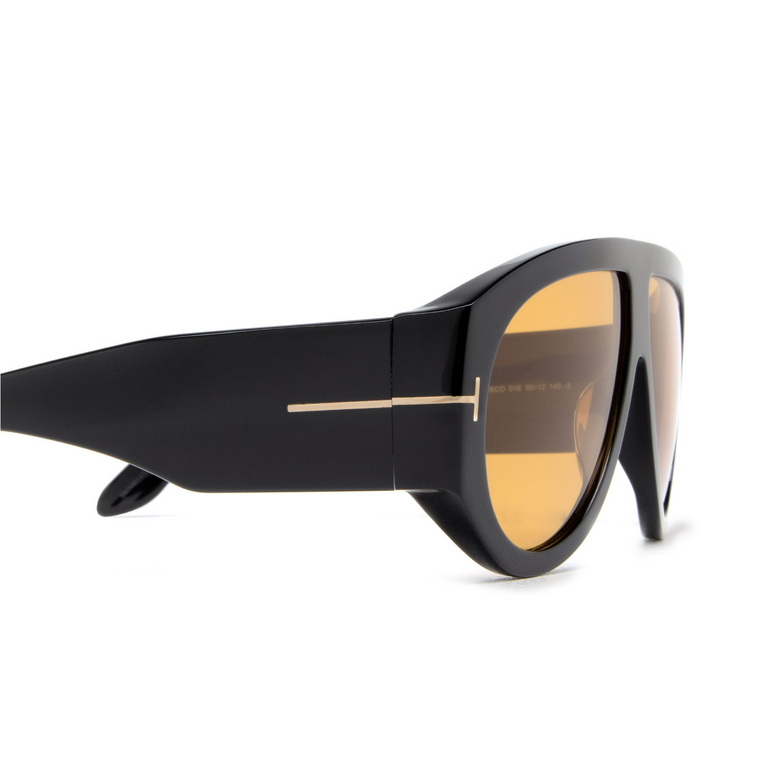 Tom Ford BRONSON Sunglasses 01E shiny black - 3/4