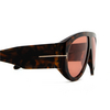 Tom Ford BRONSON Sunglasses 52S dark havana - product thumbnail 3/4