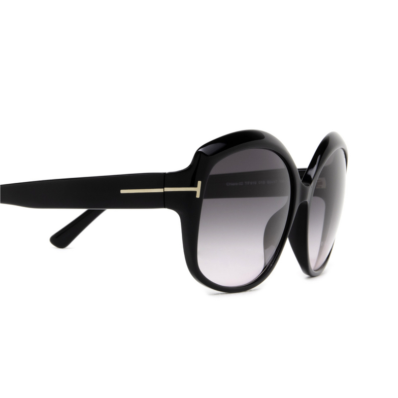 Tom Ford CHIARA-02 Sunglasses 01B black - 3/4