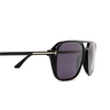 Tom Ford CROSBY Sunglasses 01A black - product thumbnail 3/4