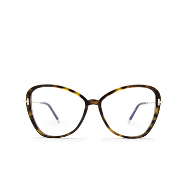 Lunettes de vue Tom Ford FT5769-B 052 dark havana - Vue de face