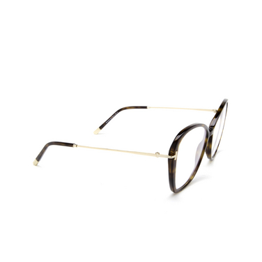 Lunettes de vue Tom Ford FT5769-B 052 dark havana - Vue trois quarts
