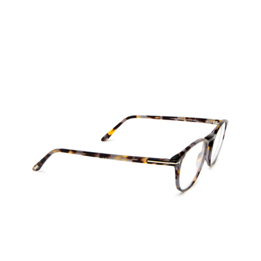 Tom Ford FT5803-B Korrektionsbrillen 055 coloured havana - Dreiviertelansicht