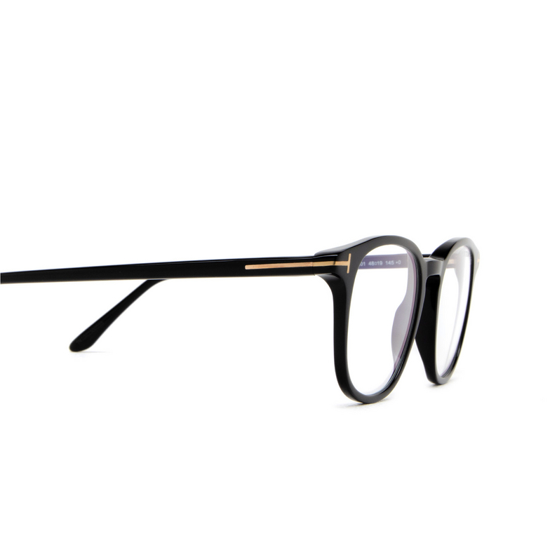 Tom Ford FT5832-B Eyeglasses 001 shiny black - 3/4