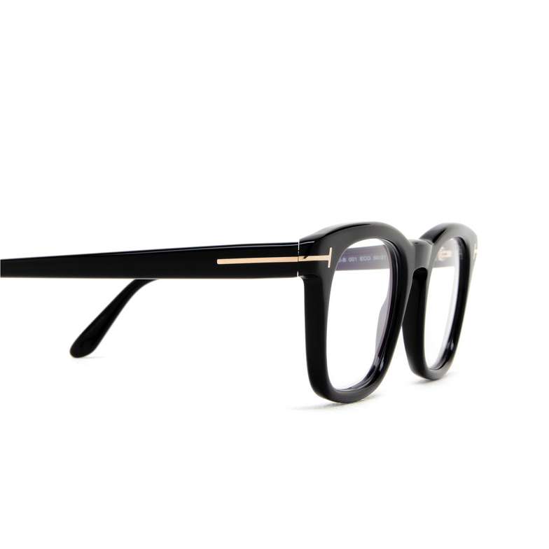 Occhiali da vista Tom Ford FT5870-B 001 shiny black - 3/4
