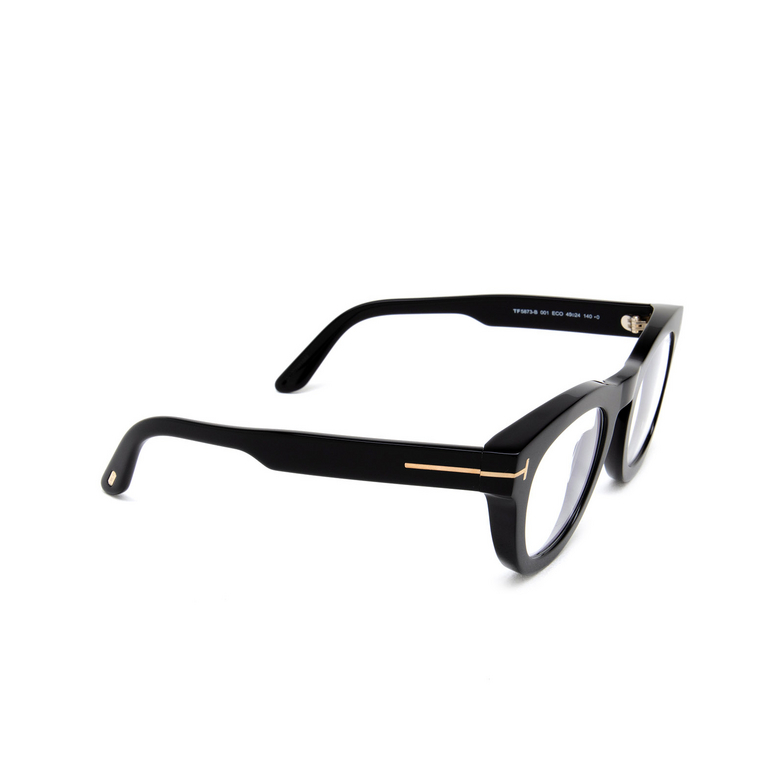 Tom Ford FT5873-B Eyeglasses 001 shiny black - 2/4
