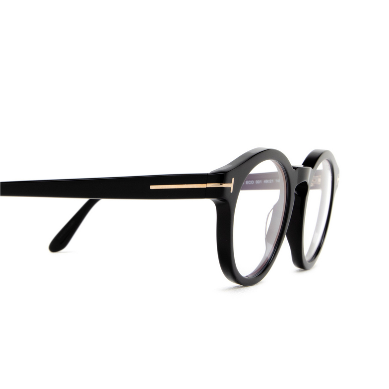 Tom Ford FT5887-B Eyeglasses 001 shiny black - 3/4