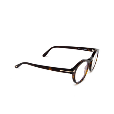 Tom Ford FT5887-B Korrektionsbrillen 052 dark havana - Dreiviertelansicht