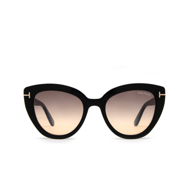 Tom Ford IZZI Sunglasses 01B shiny black - front view