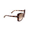 Tom Ford JASMIN Sunglasses 53F blonde havana - product thumbnail 2/4
