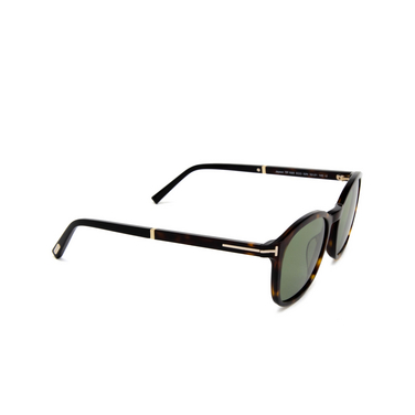 Tom Ford JAYSON Sunglasses 52n dark havana - three-quarters view