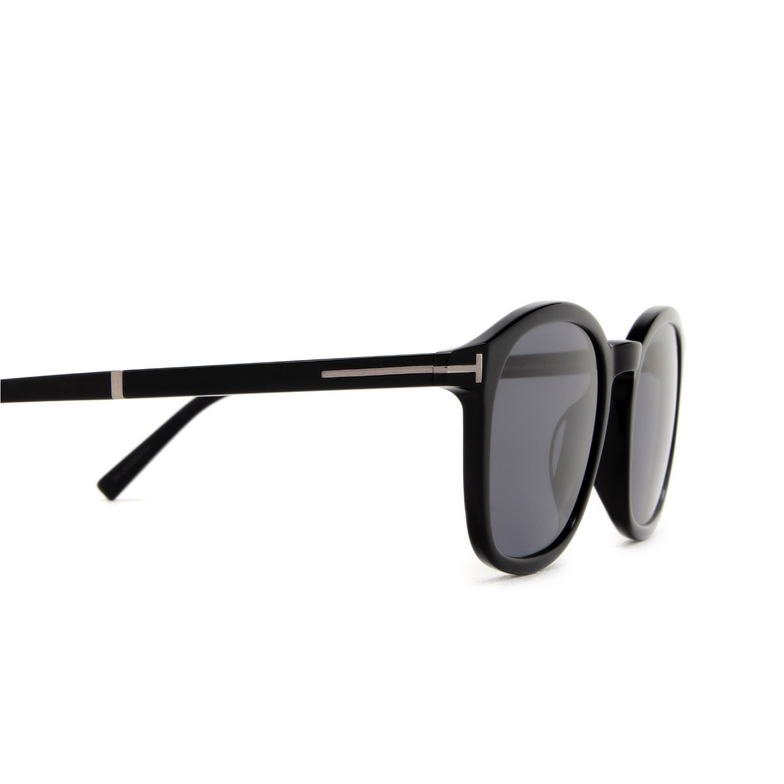 Tom Ford JAYSON Sunglasses 01D shiny black - 3/4