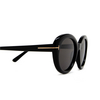 Occhiali da sole Tom Ford LILY-02 01A shiny black - anteprima prodotto 3/4