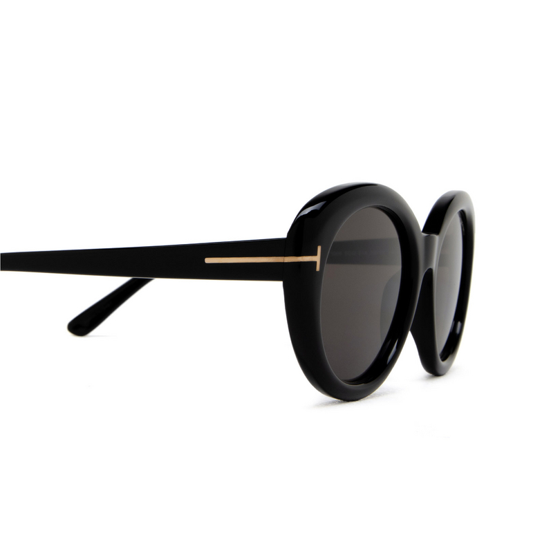 Tom Ford LILY-02 Sunglasses 01A shiny black - 3/4