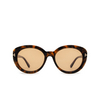 Tom Ford LILY-02 Sunglasses 52E dark havana - product thumbnail 1/4